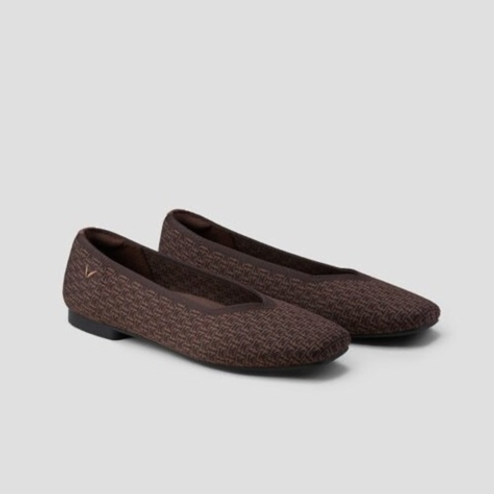 VIVAIA Margot 2.0 Brown Knit Flats | EU 41 / US 9.5 - Picture 2 of 9